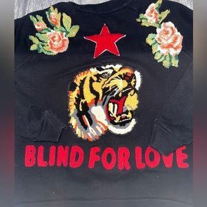 Gucci blind for love womens sweater size S